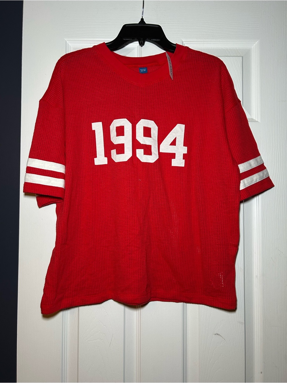 Red '1994' Youth Jersey Style Tee- Casual